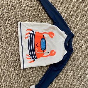 Boys swim rash guard